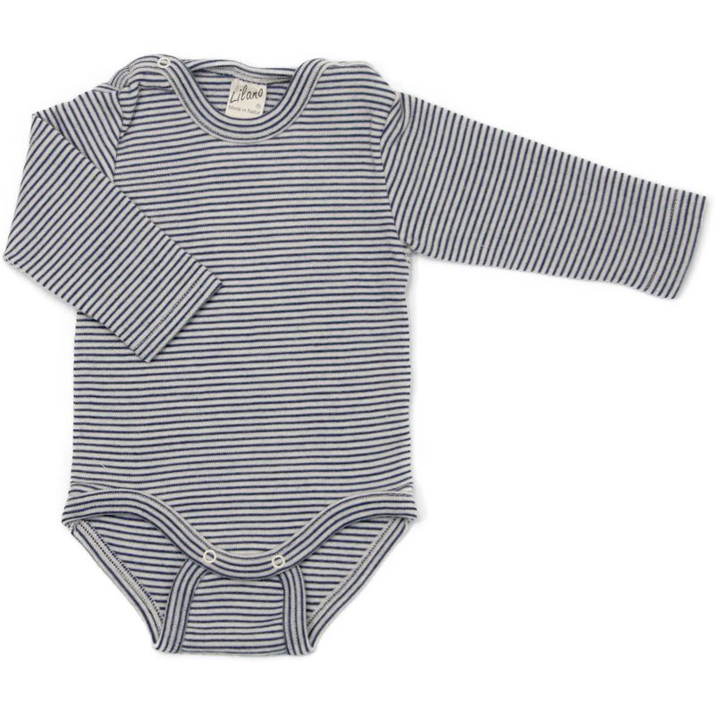 BODY 1/1-ARM BAUMWOLLE/SEIDE - MARINE RINGEL