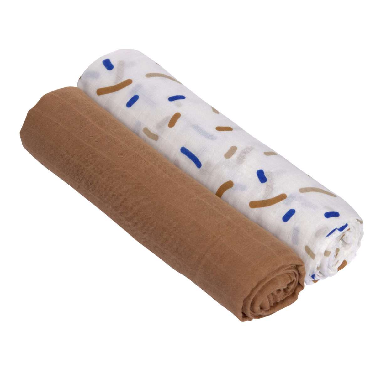 HEAVENLY SOFT SWADDLE XL LITTLE MATEYS - ROYAL BLUE