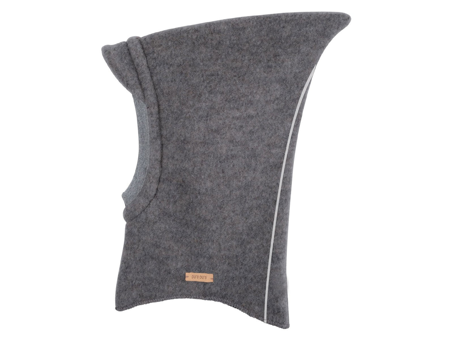 SCHLÜPFMÜTZE REFL. - HELLGRAU