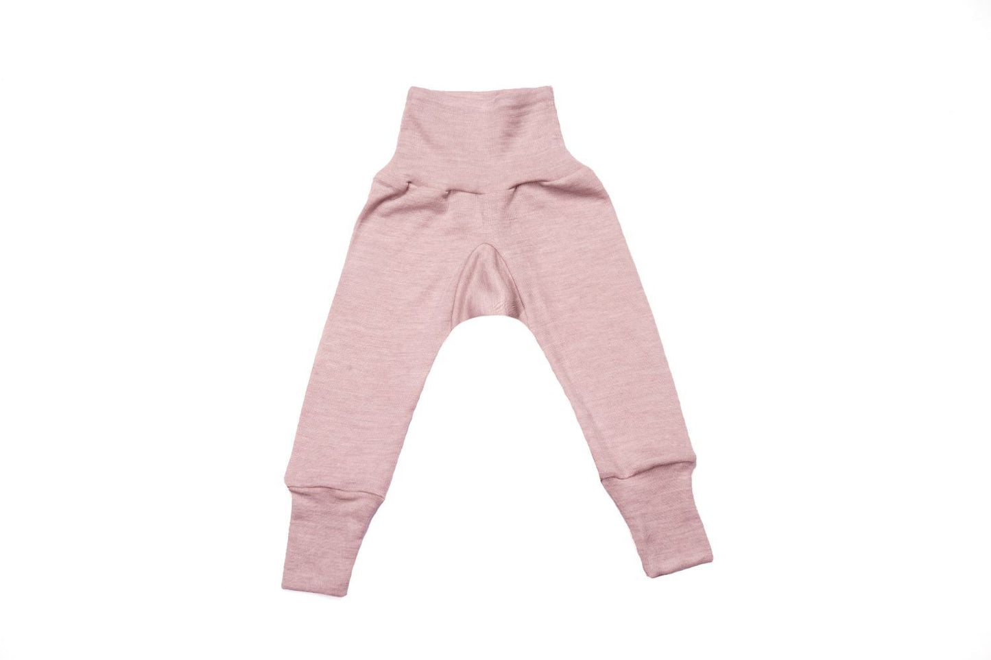 BABY-HOSE MIT NABELBUND AUS WOLLE & SEIDE