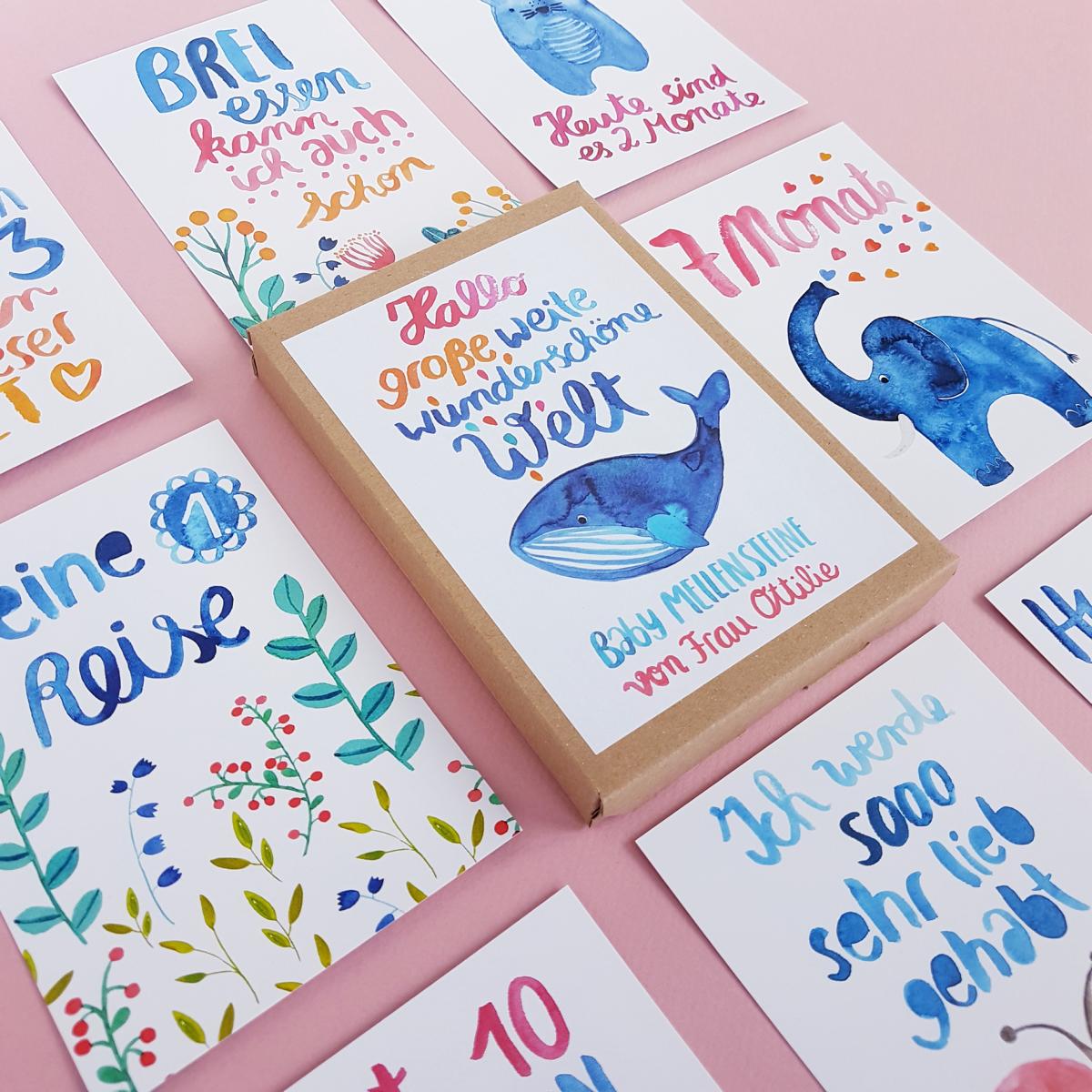 MEILENSTEINKARTEN BABY