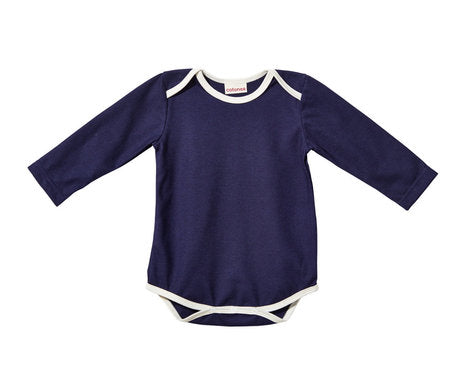 Der Klassiker - langarmiger Baby-Body aus Bio-Baumwolle