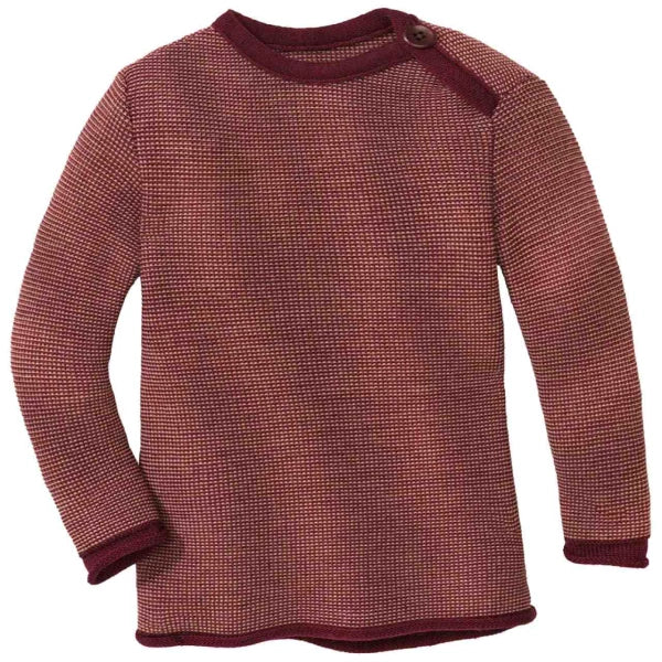 MELANGE-PULLOVER - CASSIS-ROSÉ