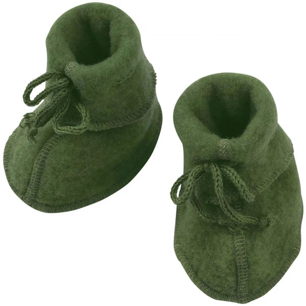 BABY-SCHÜHCHEN MIT BÄNDEL WOLLFLEECE