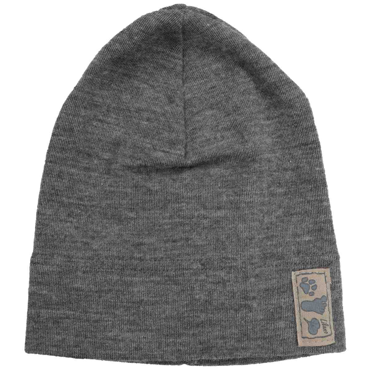 Lilano Wolle & Seide Beanie für Kinder – Hellgrau | Komfortabel, atmungsaktiv & nachhaltig