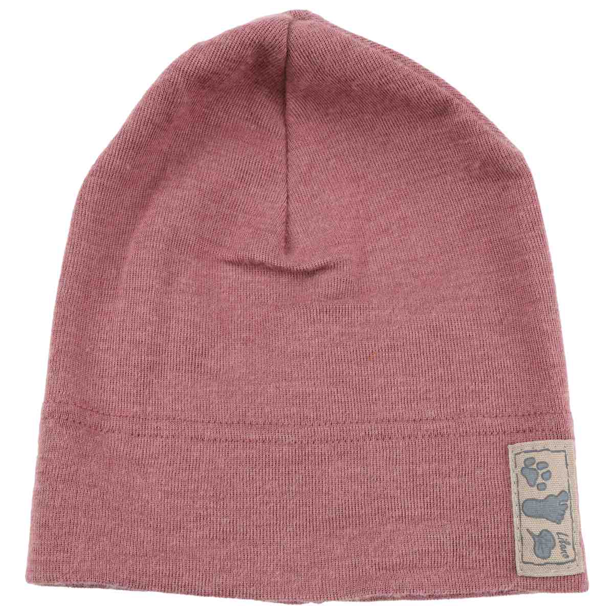 Lilano Wolle & Seide Beanie für Kinder – Mauve | Komfortabel, atmungsaktiv & nachhaltig