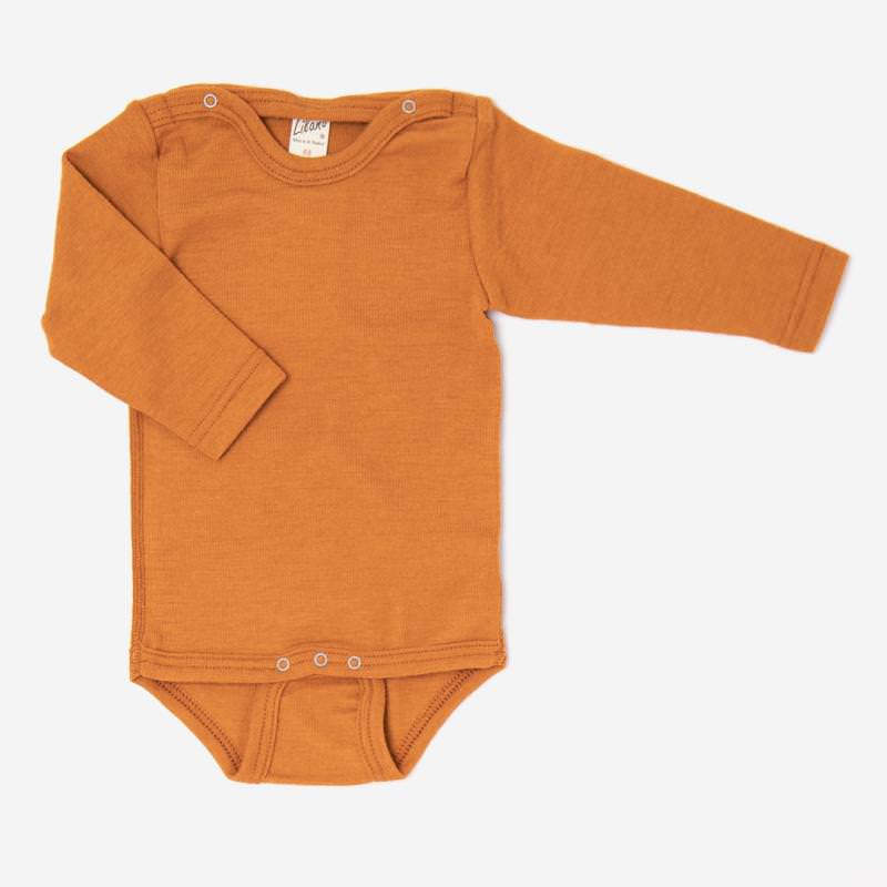 Lilano-Body aus Wolle & Seide – Curry für Kinder | Kuschelig & nachhaltig, Schwäbische Alb