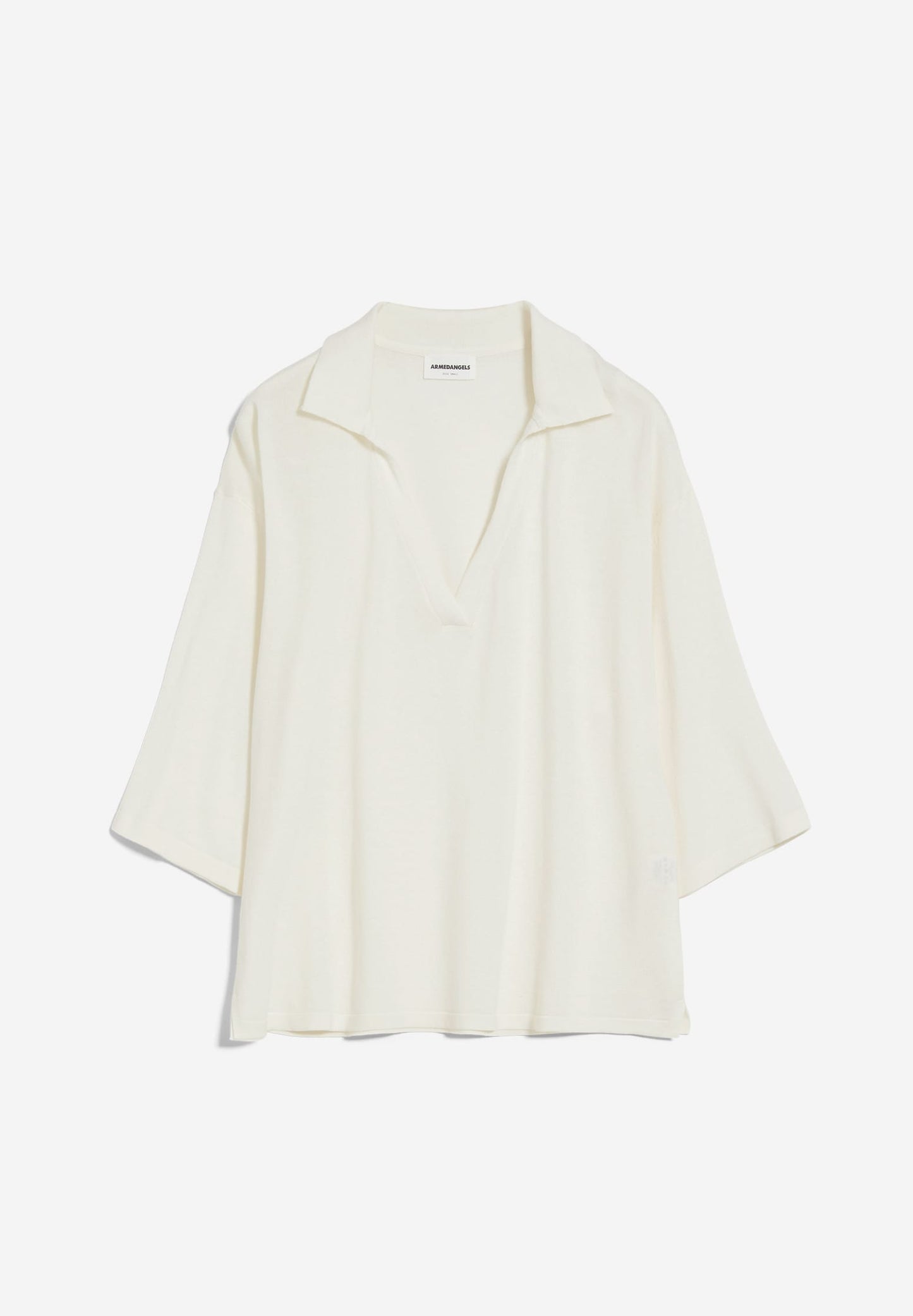 Armedangels POLODAA Strickpullover Damen – TENCEL™-Baumwollmix mit V-Ausschnitt