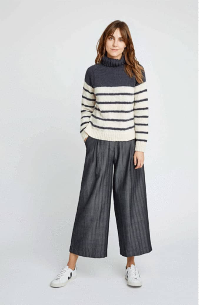 TALLULAH HERRINGBONE TROUSERS