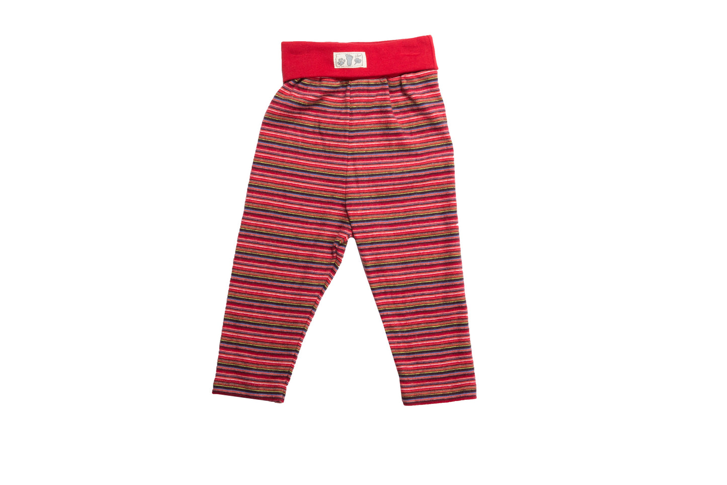 Hose Nabelbund für Kinder – Bunte Ringel aus weicher Bio-Baumwolle, Lilano, Schwäbische Alb