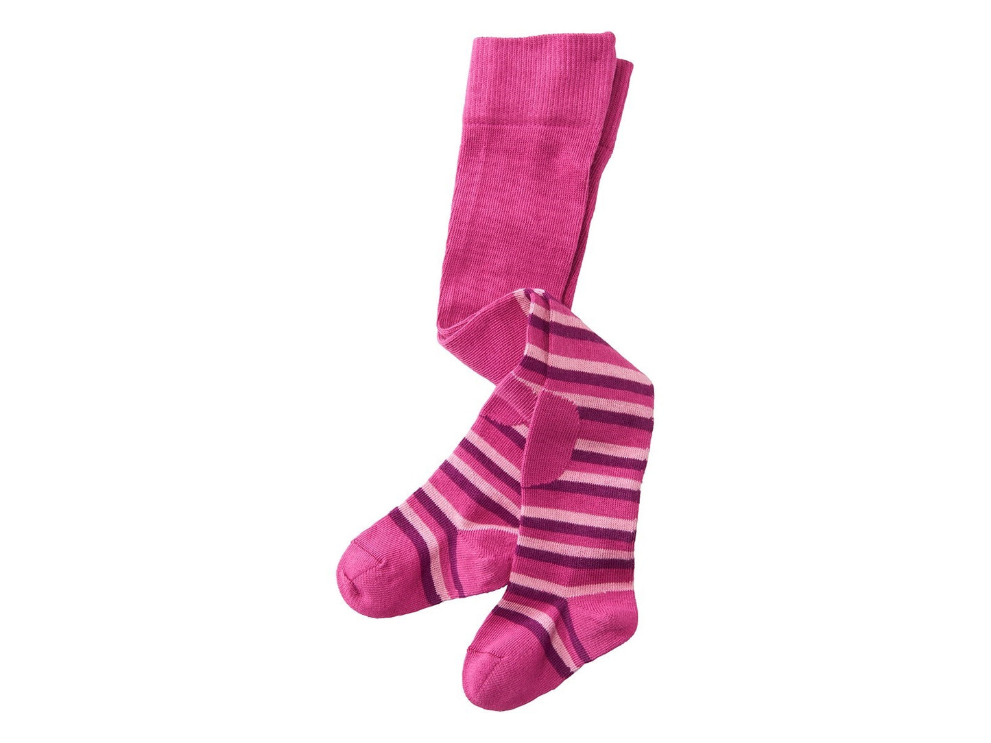 Baby Ringel Strumpfhose mit Kniepatch