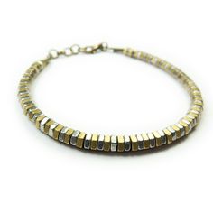 Armband WALTRAUD mix | Edelstahl & Messing, handgemacht