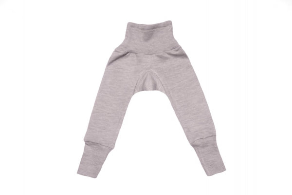 BABY-HOSE MIT NABELBUND AUS WOLLE & SEIDE