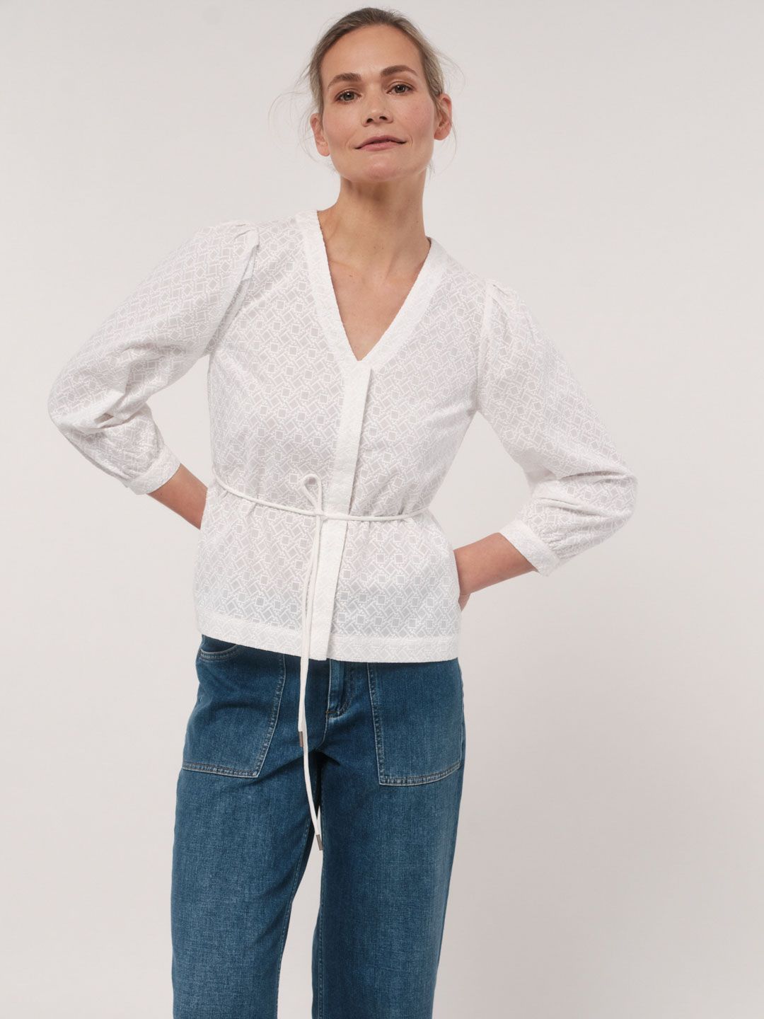 BRIGITTE X LANIUS BLUSE MIT KNÖPFEN