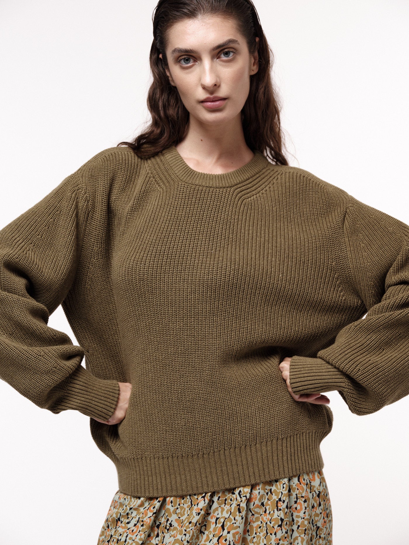 GROBSTRICKPULLOVER