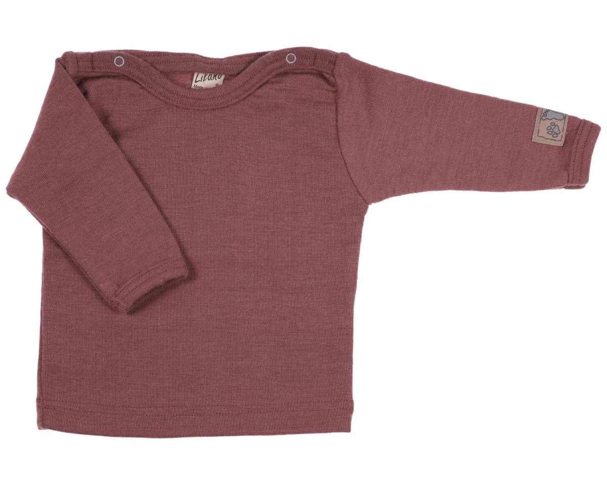 Lilano Wolle-Seide Kindershirt – Mauve | Komfortabel, temperaturausgleichend & nachhaltig, Schwäbische Alb