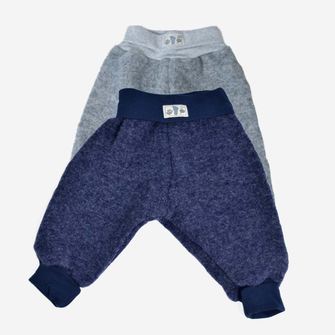 Hose Wollfilz Marine für Kinder – Lilano, Bio-Schurwolle aus der Schwäbischen Alb