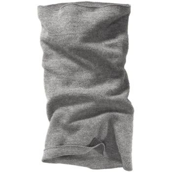 Lilano Schlauchschal aus Wolle & Seide – Hellgrau | Weich, warm & nachhaltig