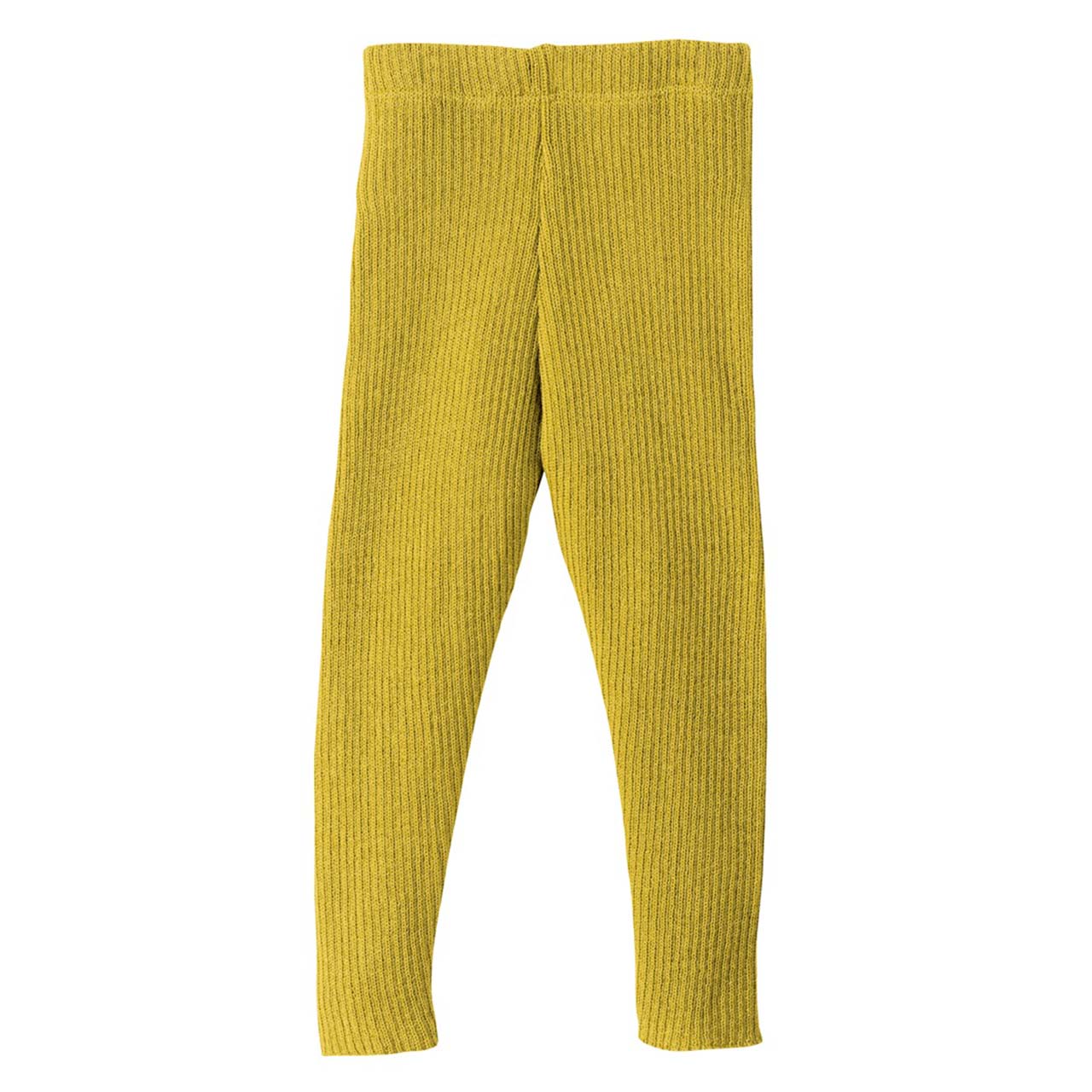 Disana Baby- & Kinderleggings Curry – GOTS-zertifizierte Strickleggings aus Bio-Merinowolle