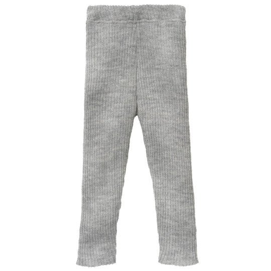 Disana Baby- & Kinderleggings Grau light – GOTS-zertifizierte Strickleggings aus Bio-Merinowolle