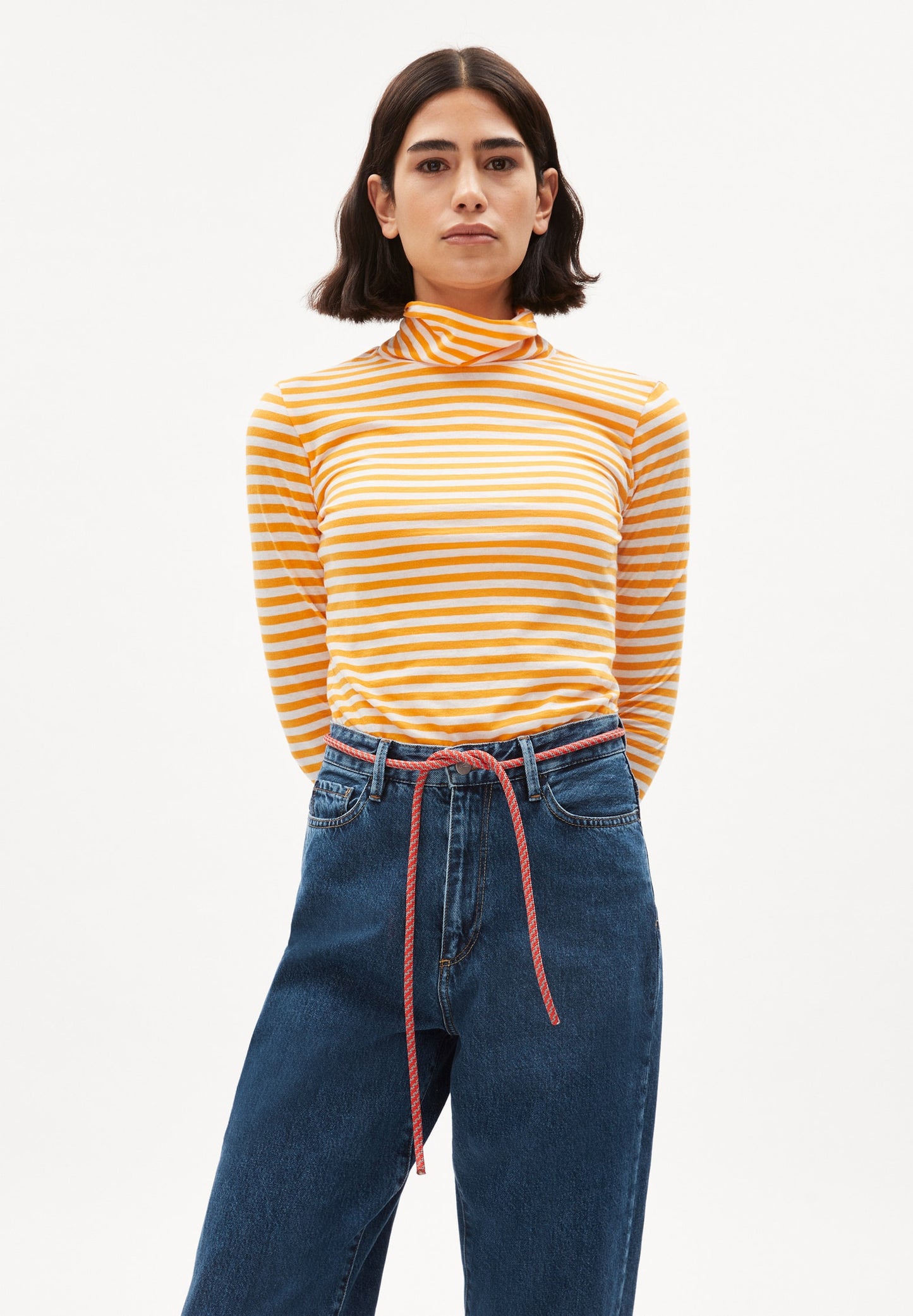 MALENAA STRIPES LANGARMSHIRT