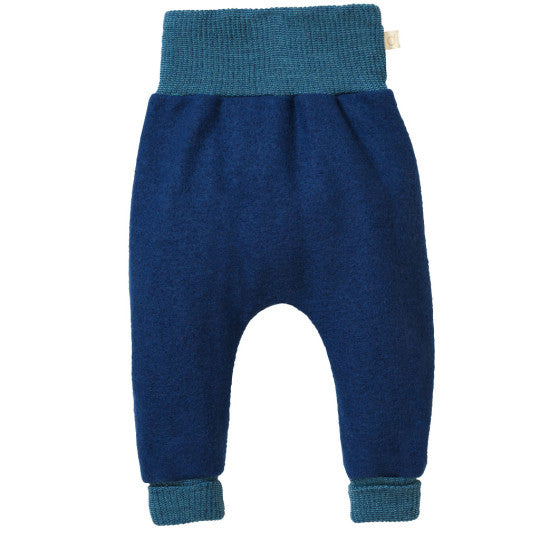Disana Pumphose aus leichtem Wollwalk - Marine – Baby- & Kinderhose aus 100% Bio-Schurwolle (kbT)