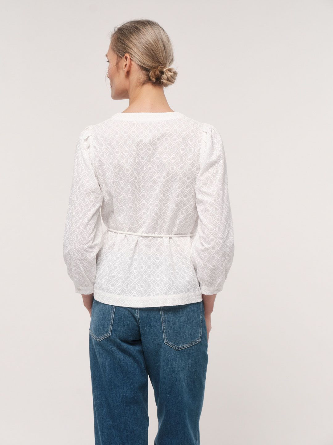 Brigitte x Lanius Bluse aus Bio-Baumwolle – Klassische Knopfleiste & zeitloser Schnitt
