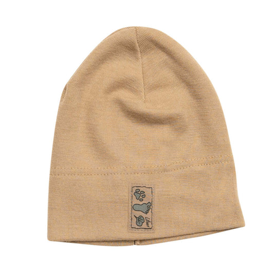 Lilano Wolle & Seide Beanie für Kinder – Sand | Komfortabel, atmungsaktiv & nachhaltig