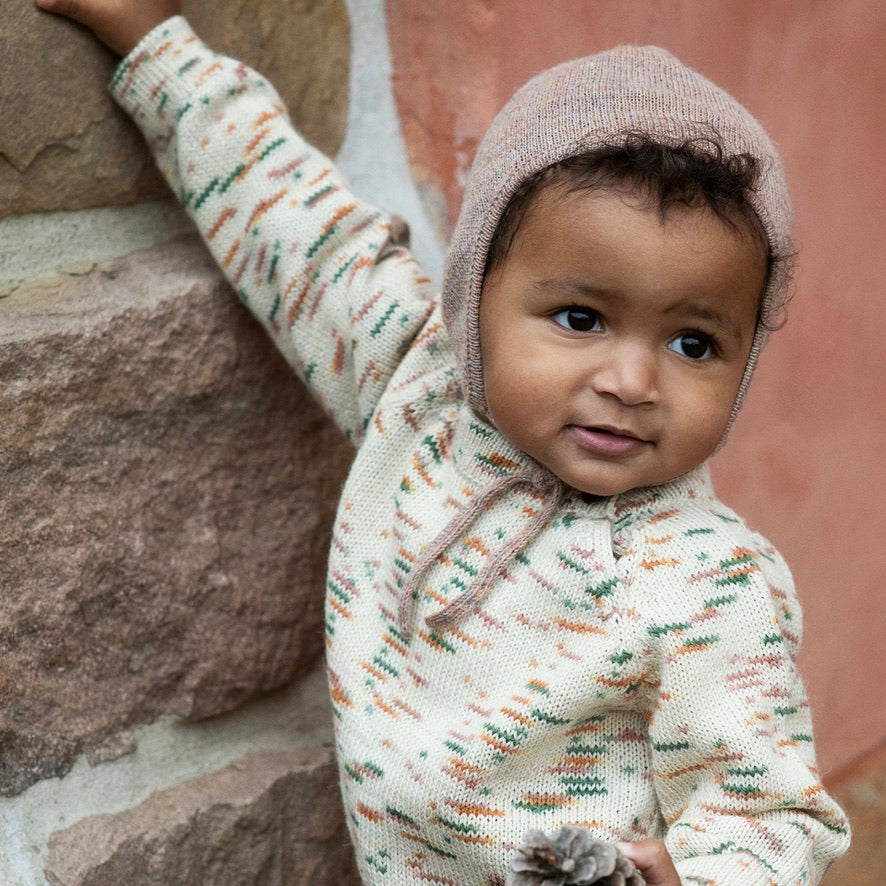 Serendipity Baby Alpaka Mütze Sorbet | Weiche gestrickte Babymütze