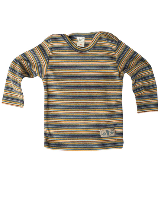 Lilano Rundhals-Shirt für Kinder – Bunte Ringel, Bio-Baumwolle | Komfortabel, atmungsaktiv & nachhaltig