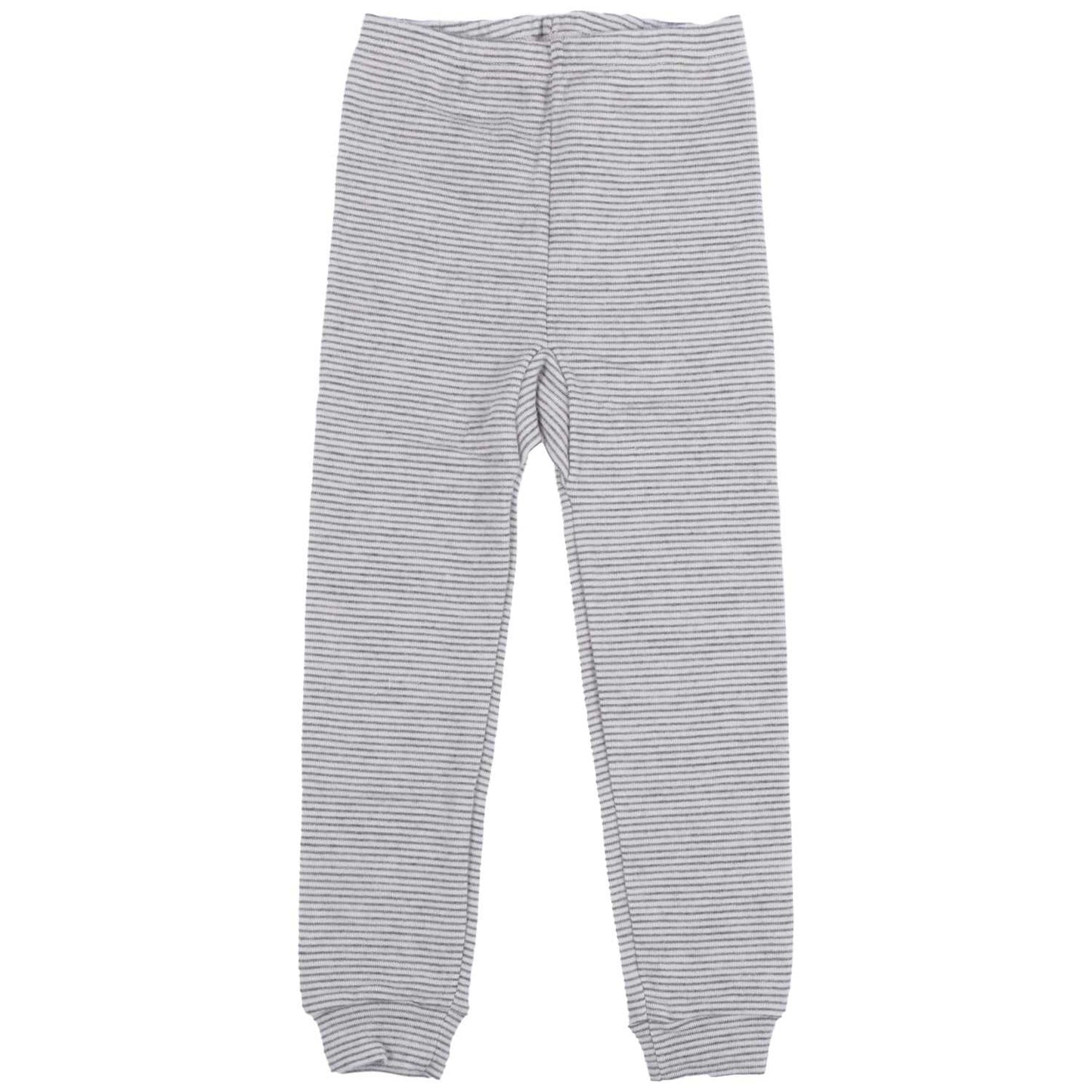 Lange Unterhose/Leggings für Kinder aus Wolle & Seide – Lilano Ringel Marine, hautfreundlich & temperaturausgleichend (Kopie)