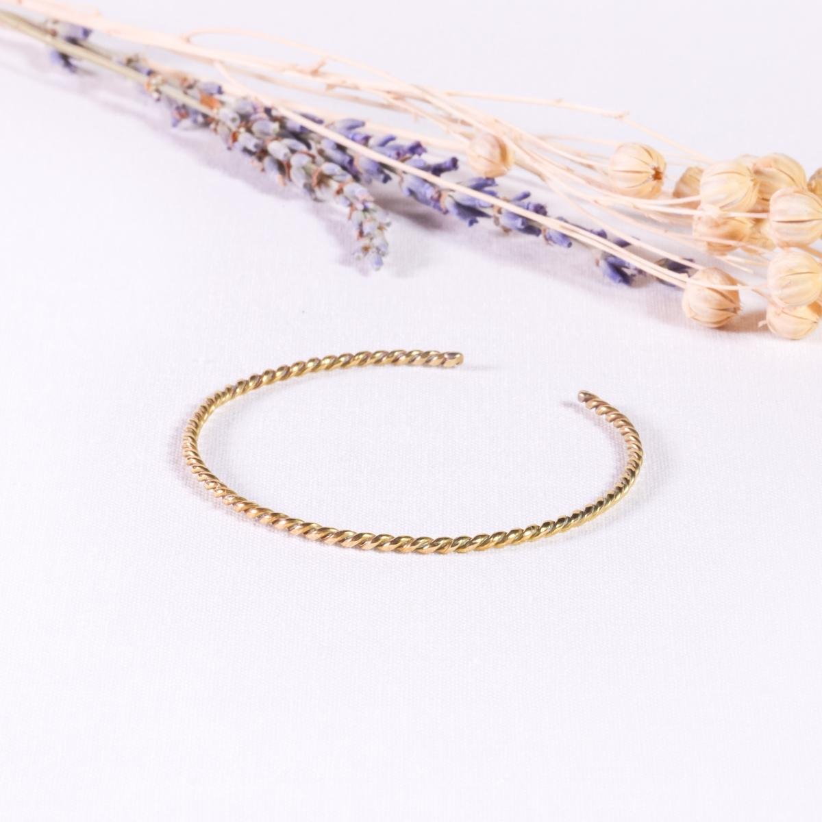 Umiwi - Armspange STRUCTURAL | 925er Silber oder Messing, Ø 5,5 cm