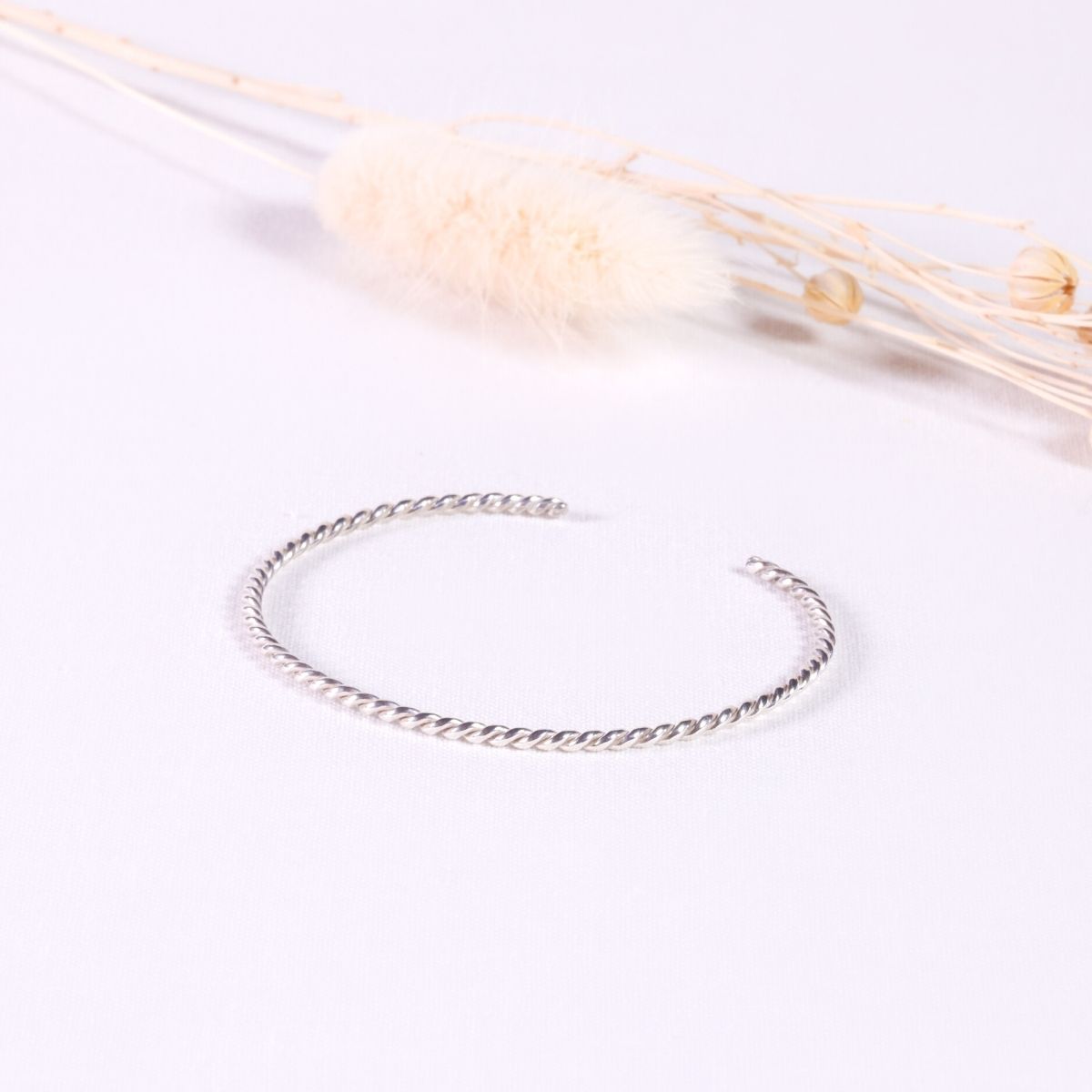 Umiwi - Armspange STRUCTURAL | 925er Silber oder Messing, Ø 5,5 cm